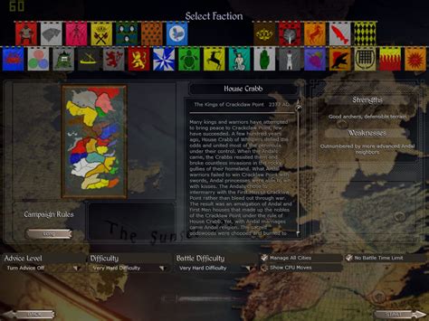 game of thrones total war|Kingdoms of Westeros, an Ice and Fire: War for Westeros campaign.